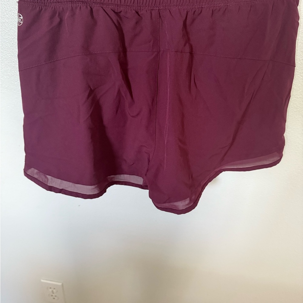 GAIAM Women's Athletic Shorts in Deep Purple